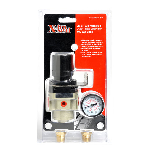 3/8" Compact Air Regulator with Gauge